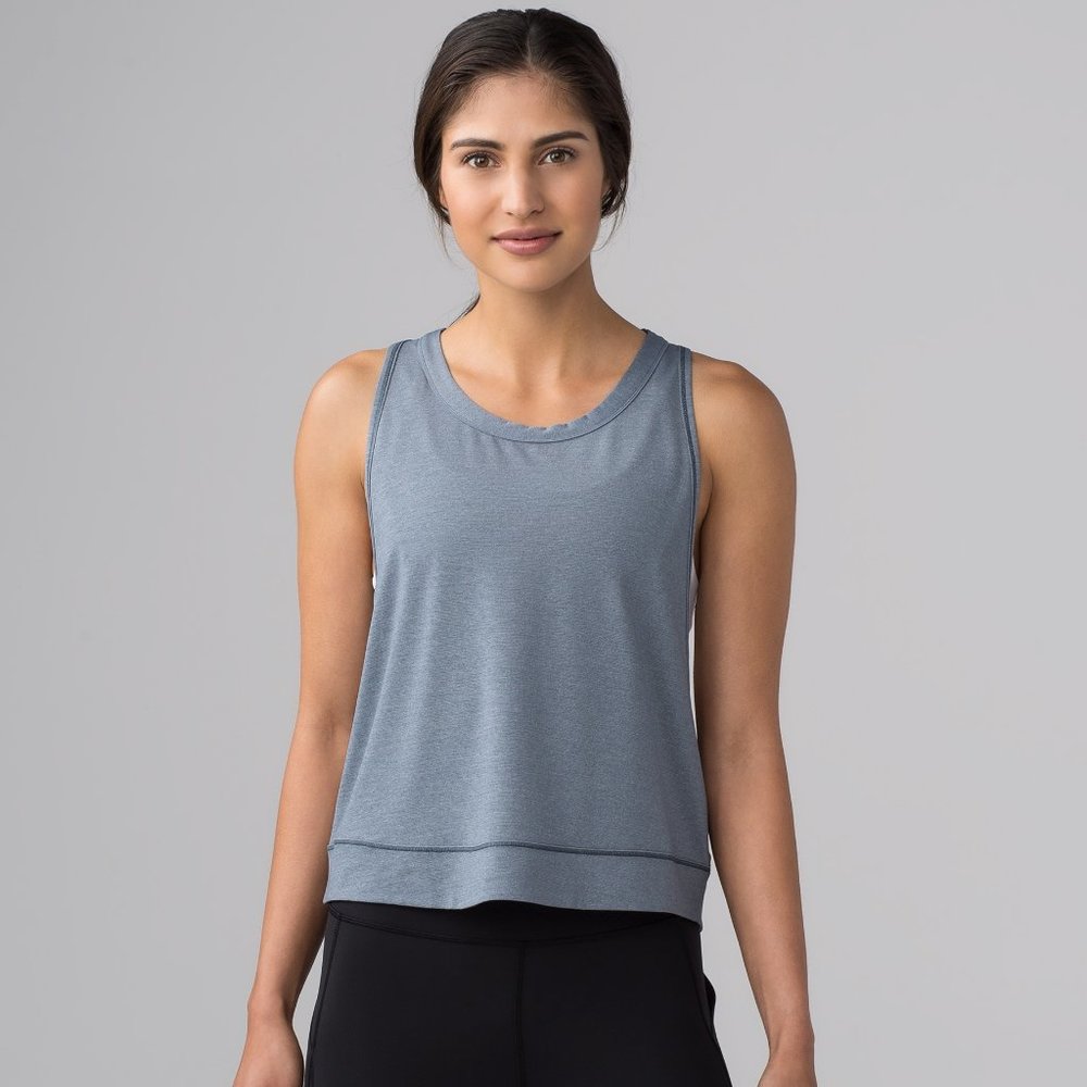 lululemon Pace Perfect Gray Tank Size 10